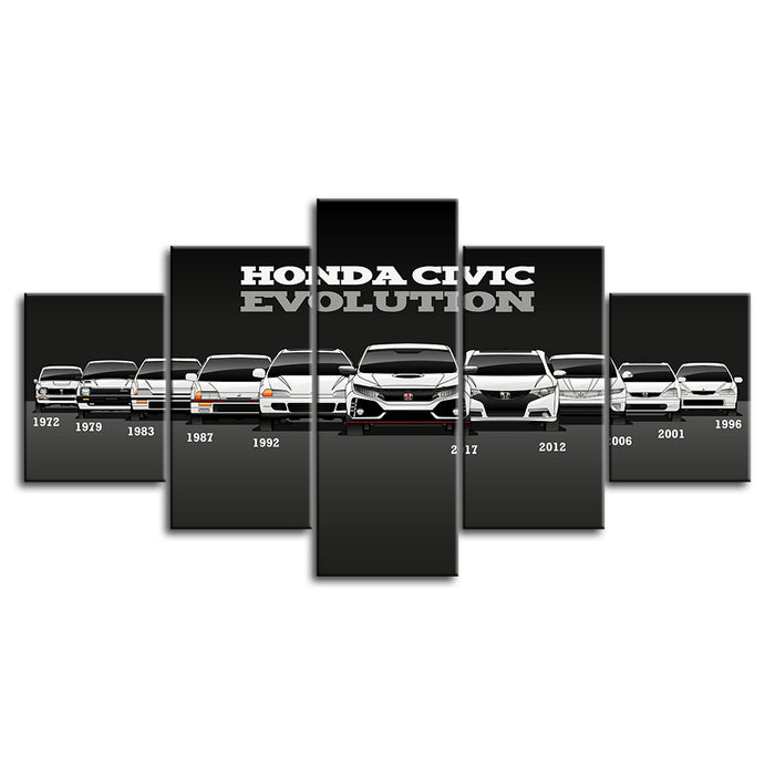 Honda Civic Evolution - Canvas Wall Art Painting