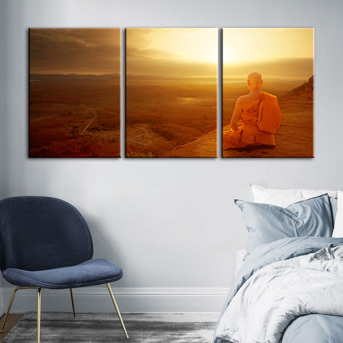 Warm Morning 3 Piece - Canvas Wall Art Painting