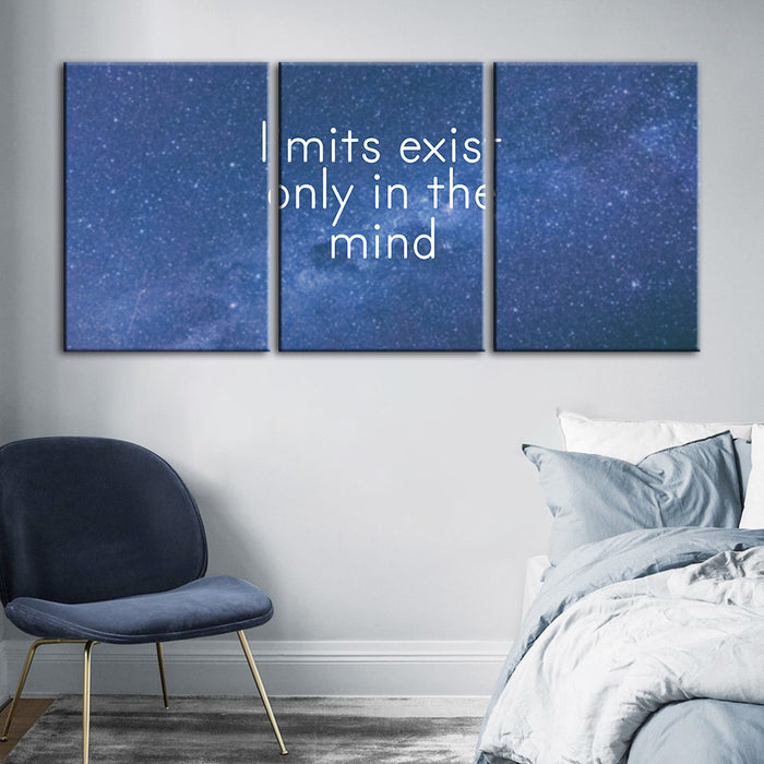 Only In The Mind 3 Piece - Canvas Wall Art Painting