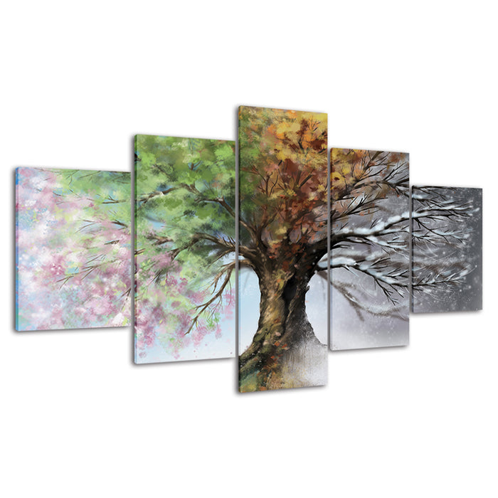 All Season Tree - Canvas Wall Art Painting