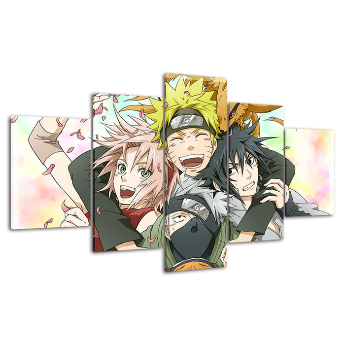 Anime Friends - Canvas Wall Art Painting