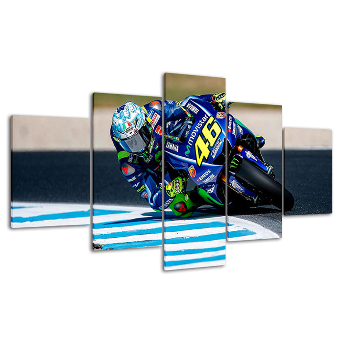 Motorcycle Race - Canvas Wall Art Painting