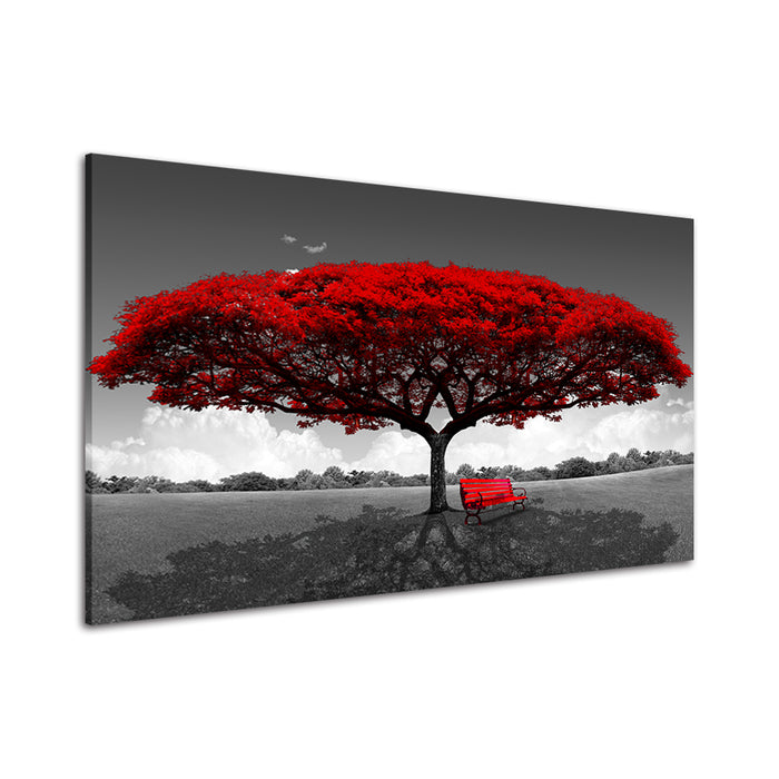 Red Blossoms - Canvas Wall Art Painting | Nature Inspired Wall Art