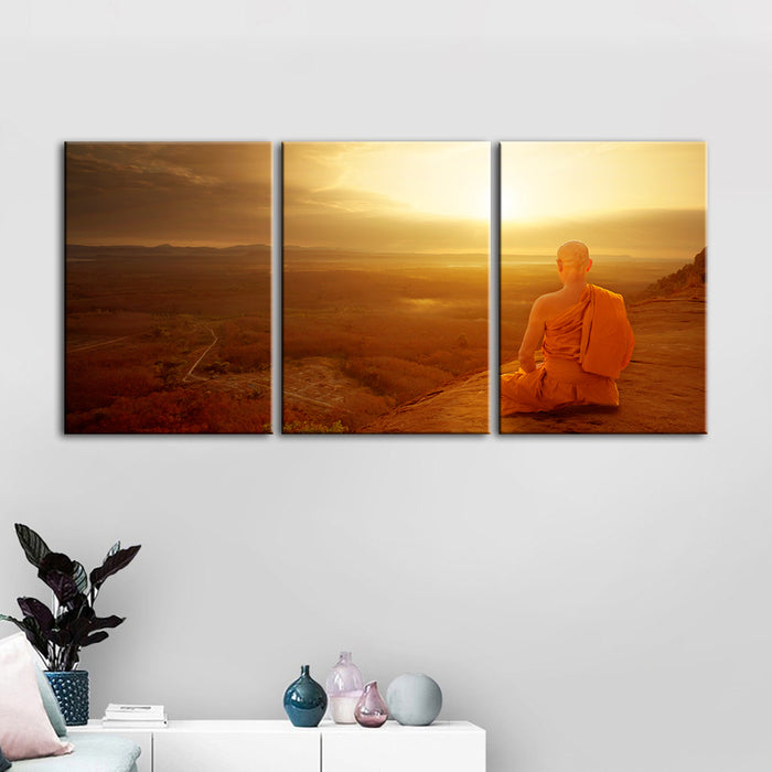 Warm Morning 3 Piece - Canvas Wall Art Painting