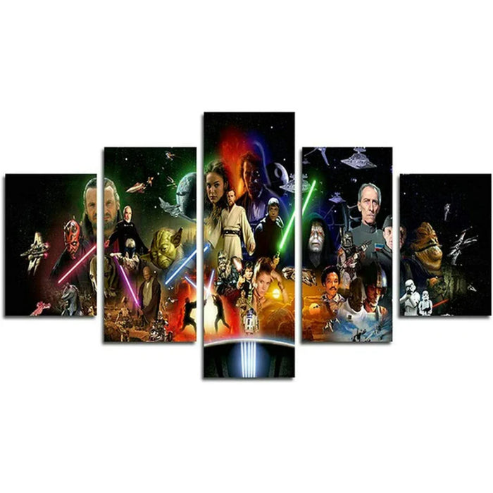 Set of 5 Stormtrooper Wall Canvas