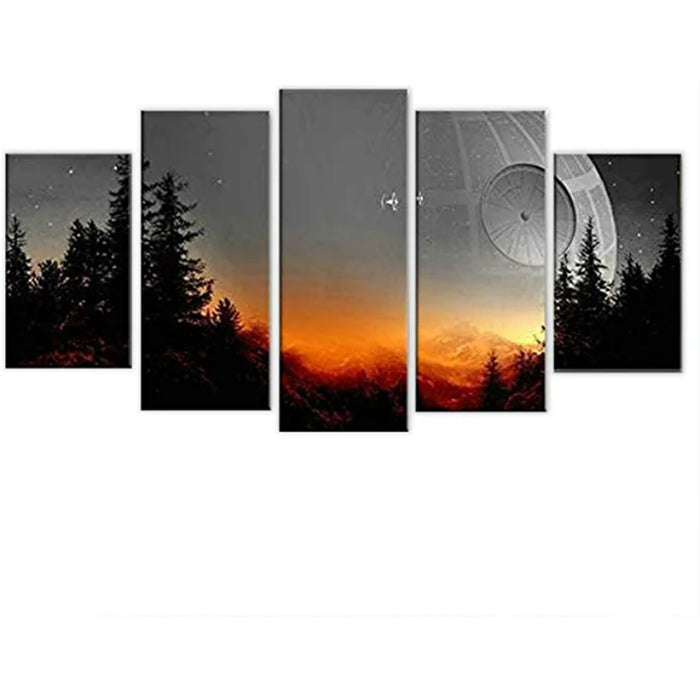 Sunset View Landscape Canvas