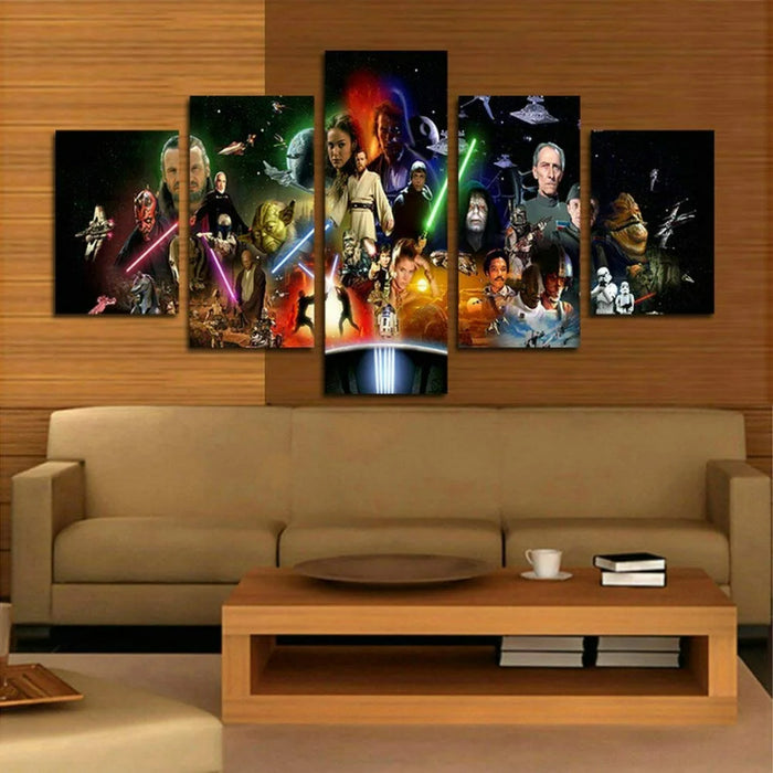 Set of 5 Stormtrooper Wall Canvas