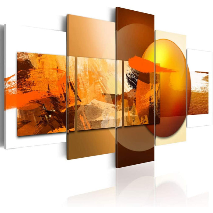 5 Piece Abstract Sphere Canvas Wall Art Painting