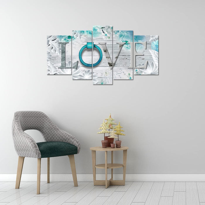 Set Of 5 Artwork Canvas Wall Art Painting