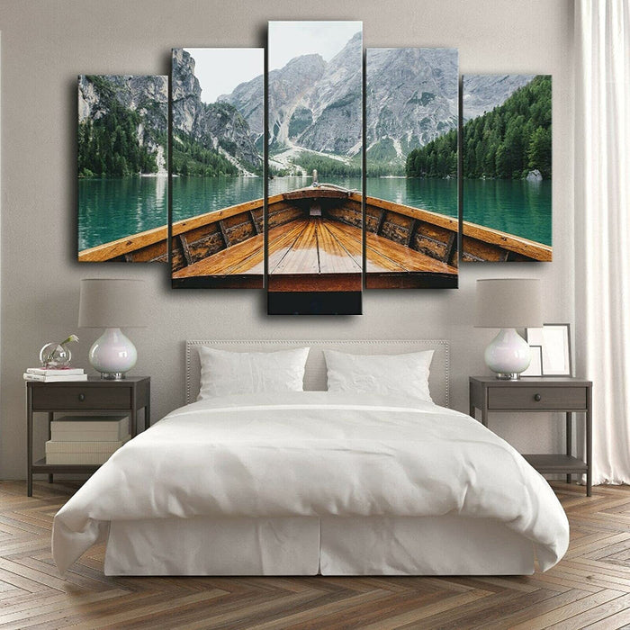 5 Piece Mountain Landscape Canvas Wall Art Painting