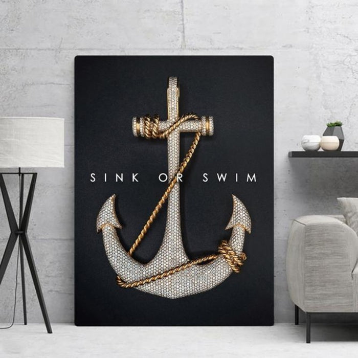 Sink Or Swim - Canvas Wall Art Painting