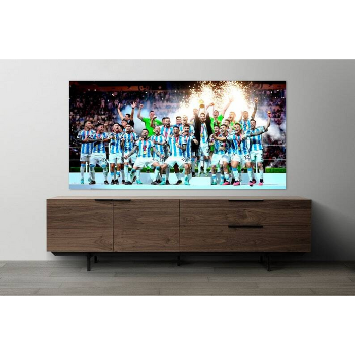 Argentina National Football Team, Messi Holding World Cup Celebration Wall Art