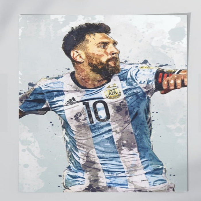 Argentina Team Poster Canvas Print