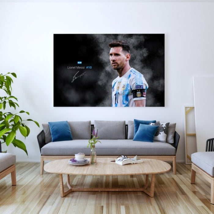 Rolled Canvas Lionel Messi Poster
