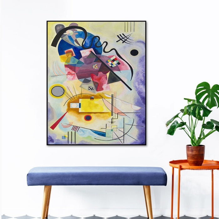 Vintage Wassily Kandinsky Famous Abstract - Canvas Wall Art Print