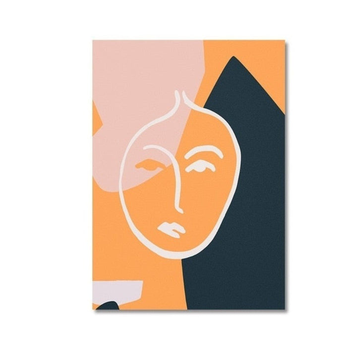 Thinking Faces - Canvas Wall Art Painting