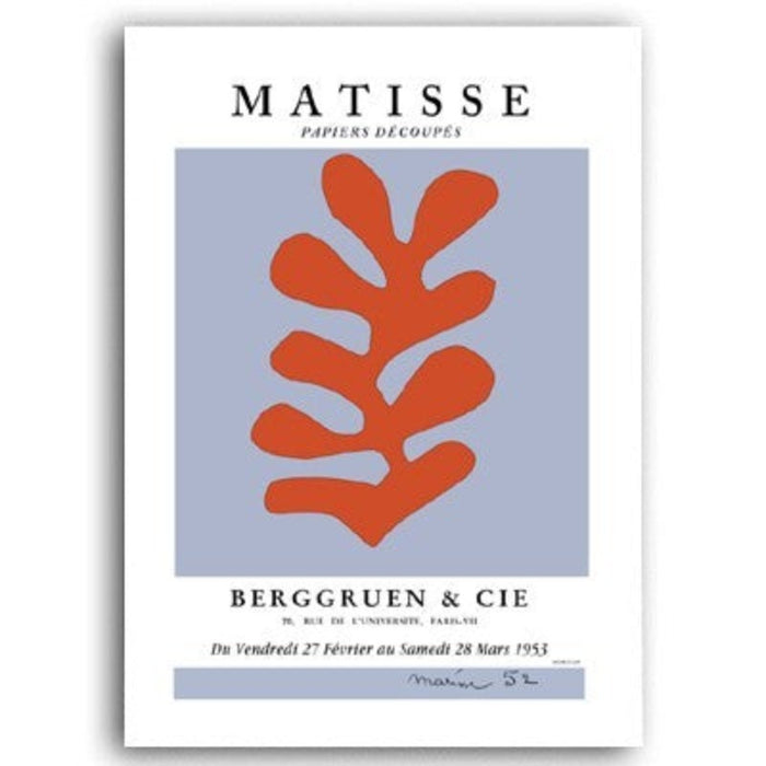 Vintage Abstract Matisse Retro Line Figure Europe Oil