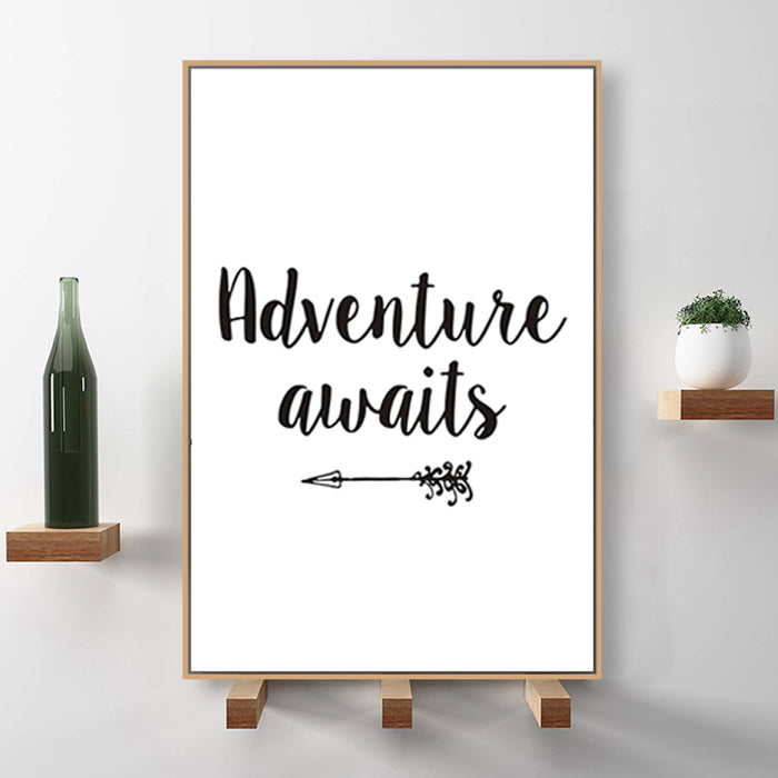 Adventure Awaits Arrow - Canvas Wall Art Painting