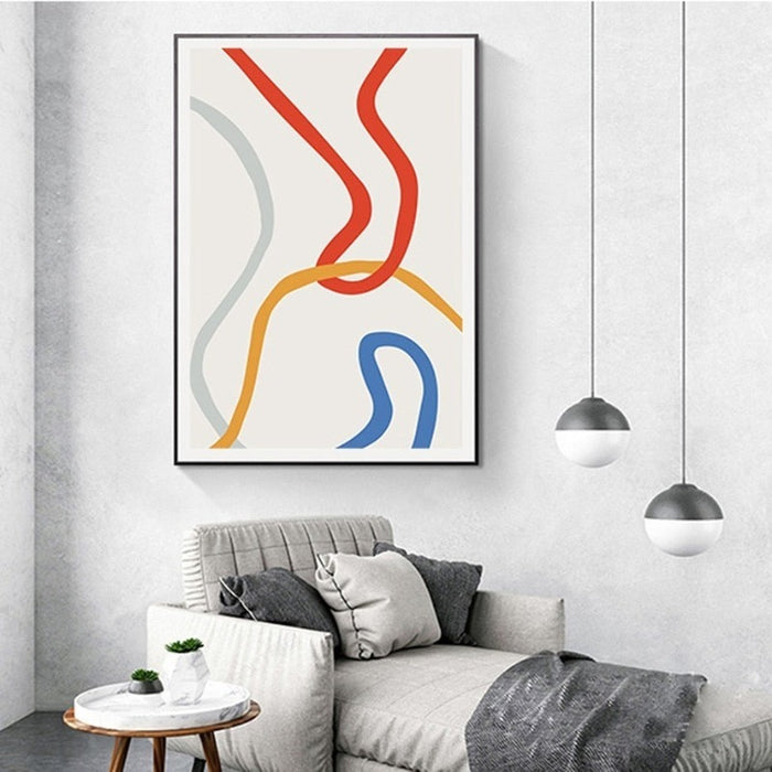 Abstract Geometric - Canvas Wall Art Painting