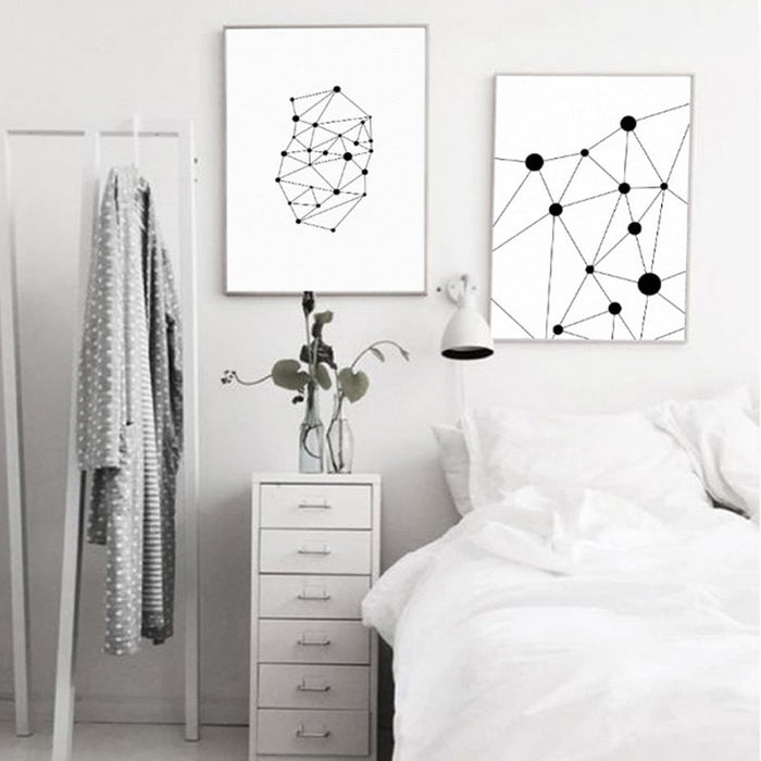 Love For Geometry - Canvas Wall Art Painting