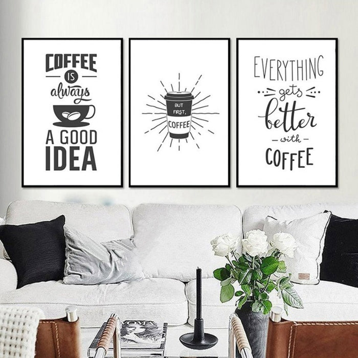 Coffee Time - Canvas Wall Art Painting