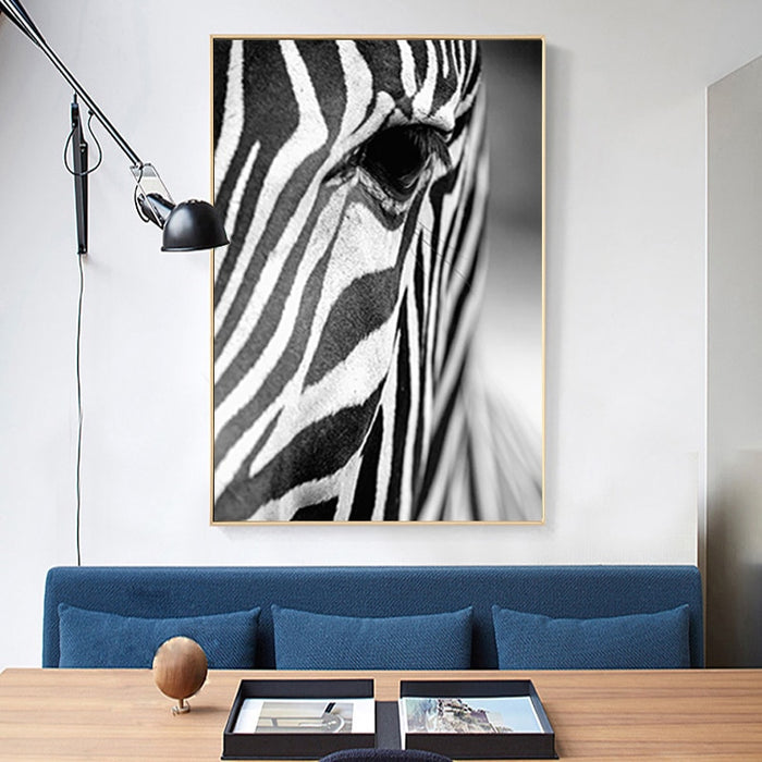 African Zebra - Canvas Wall Art Painting