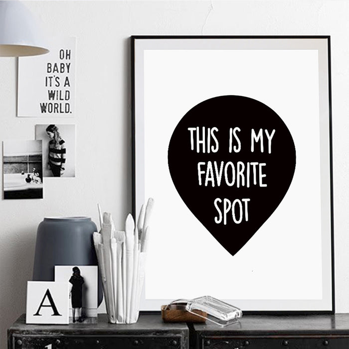 This is My Favorite Spot - Canvas Wall Art Painting