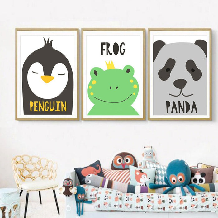 Friendly Faces - Canvas Wall Art Painting