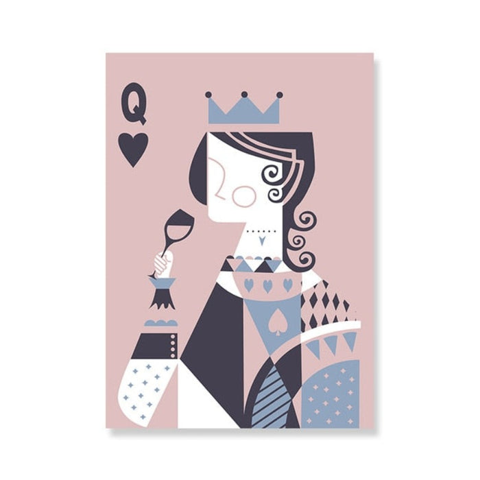 Drink Like King And Queen - Canvas Wall Art Painting