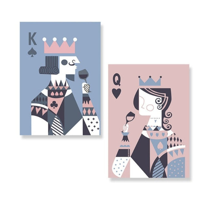 Drink Like King And Queen - Canvas Wall Art Painting