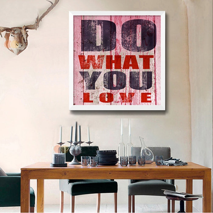 Vintage Inspiring Quotes - Canvas Wall Art Painting