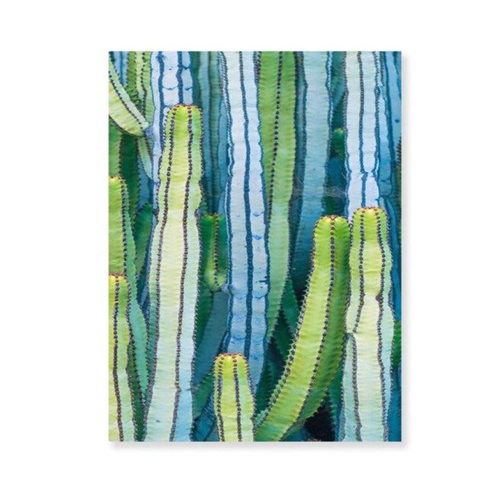 Scandinavia Tropical Green Leaf Nature Pictures - Canvas Wall Art Painting