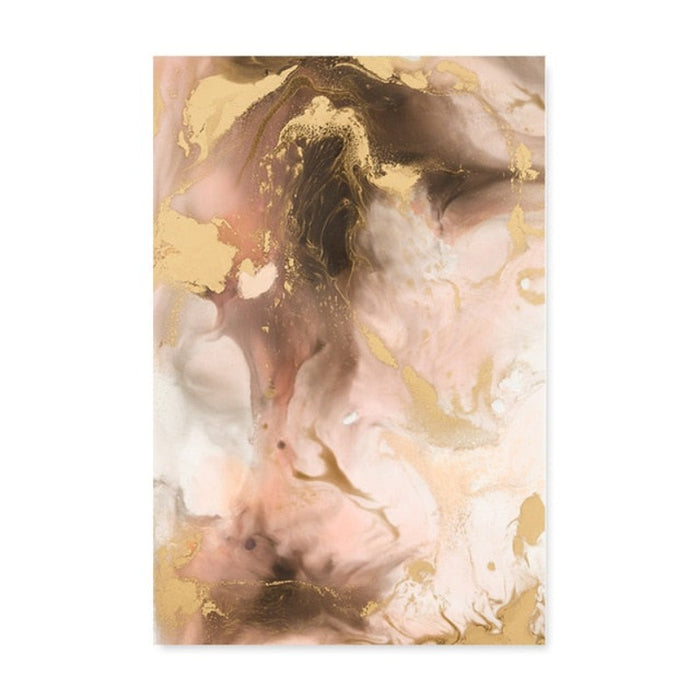Modern Dried Flowers - Canvas Wall Art Painting
