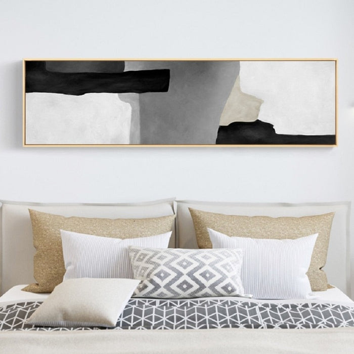 Grey In Shades - Canvas Wall Art Painting