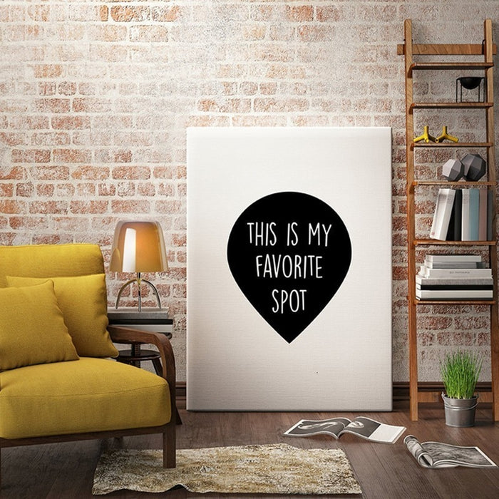 This is My Favorite Spot - Canvas Wall Art Painting