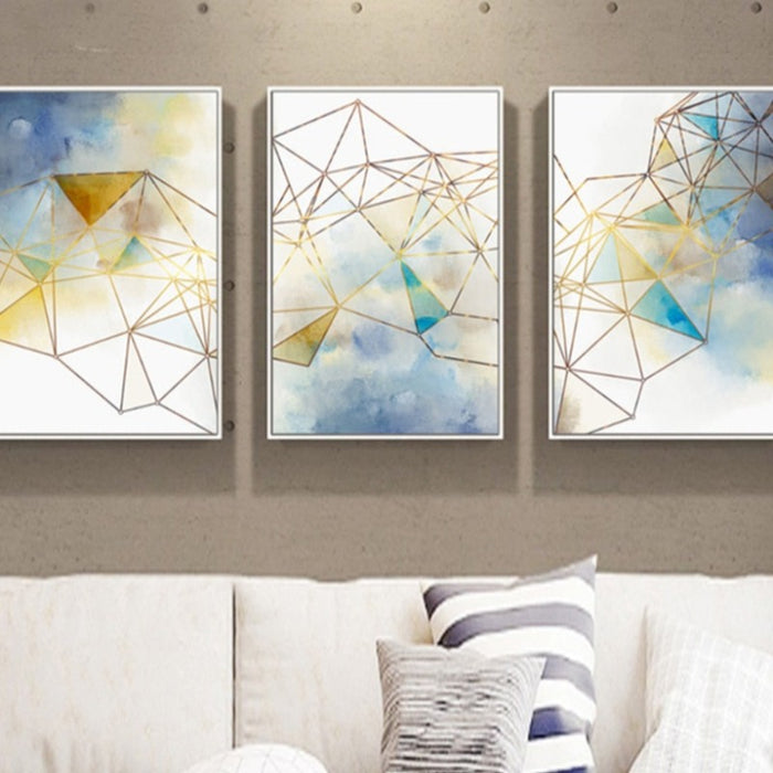 Geometric Line - Canvas Wall Art Painting