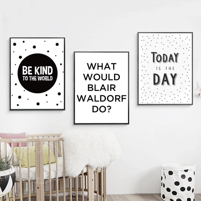 Be Kind To The World - Canvas Wall Art Painting