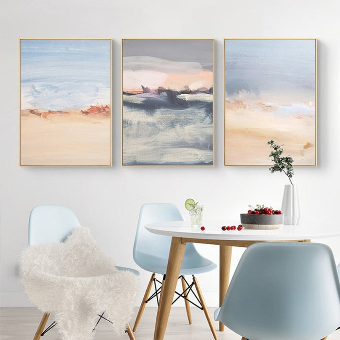 Abstract Sea Scene - Canvas Wall Art Painting