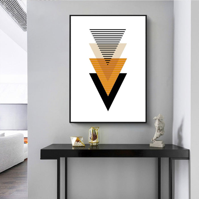 Scandinavian Abstract Geometric Posters - Canvas Wall Art Painting