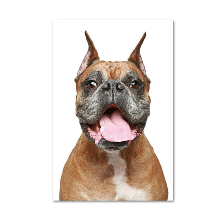 Modern Dog Posters and Prints - Canvas Wall Art Painting