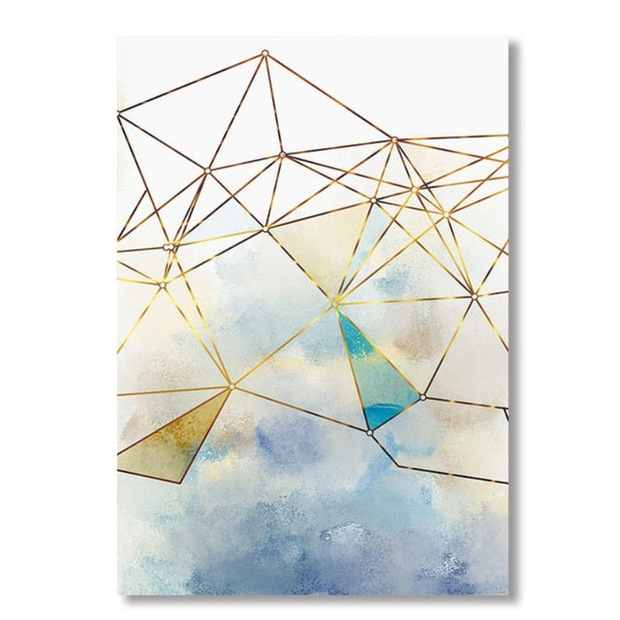 Geometric Line - Canvas Wall Art Painting