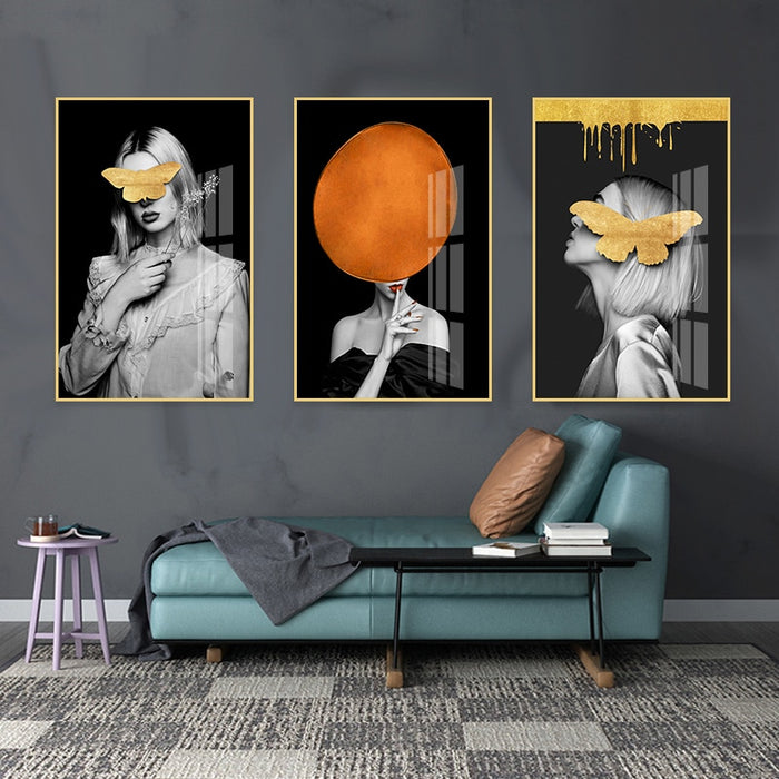 Figure Pictures Wall Art - Canvas Wall Art Painting