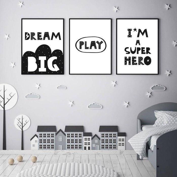 Play Big Dream Big - Canvas Wall Art Painting