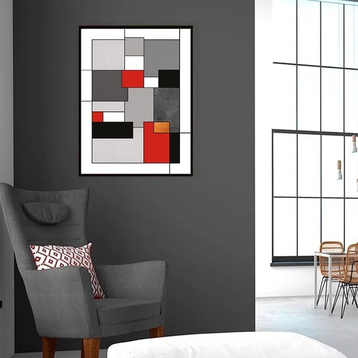 Colored Blocks - Canvas Wall Art Painting