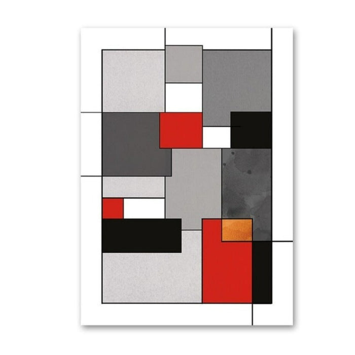 Colored Blocks - Canvas Wall Art Painting