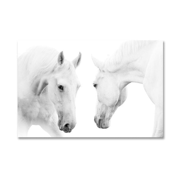 White Horses - Canvas Wall Art Painting