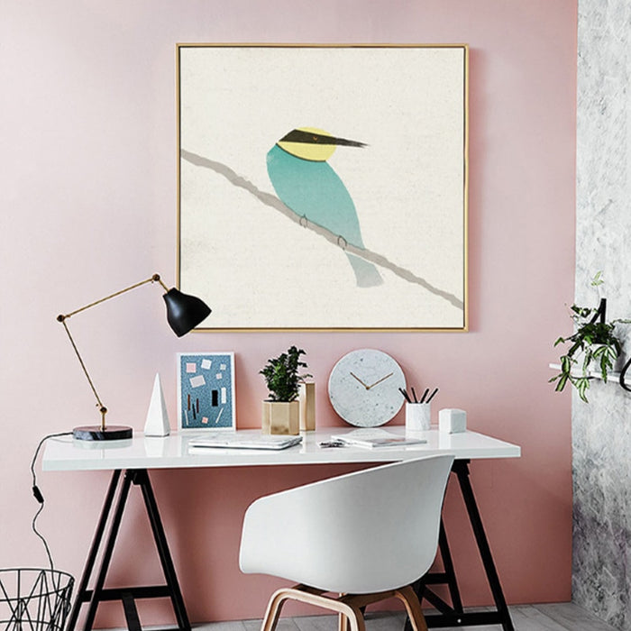 Birds Robin Bee-Eater - Canvas Wall Art Painting
