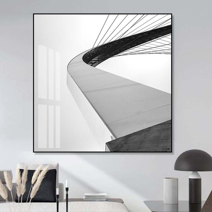 HD Bridge WirePictures - Canvas Wall Art Painting