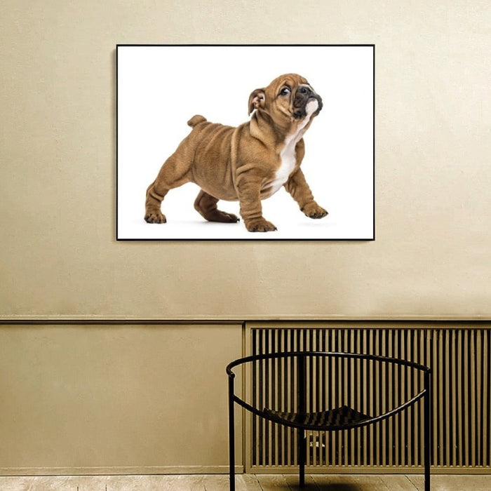 Lovely Modern Pet Dog - Canvas Wall Art Painting