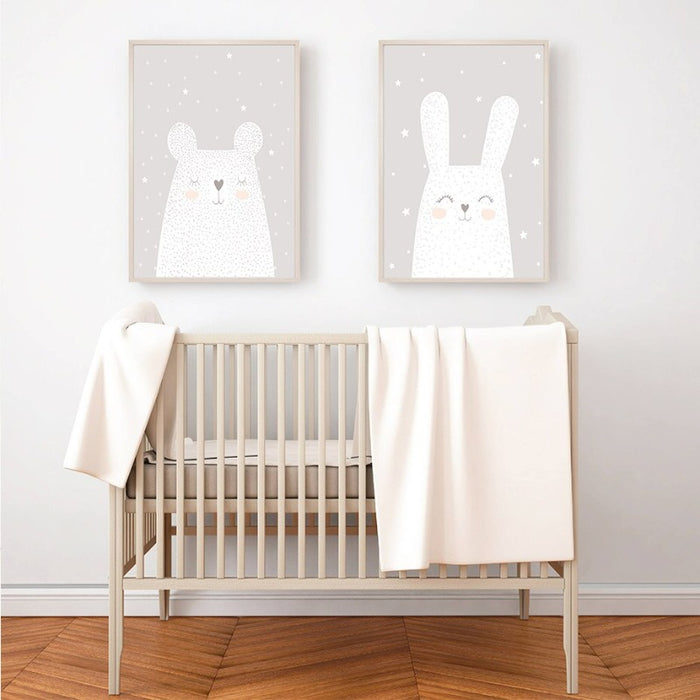 Dreaming Bunny - Canvas Wall Art Painting